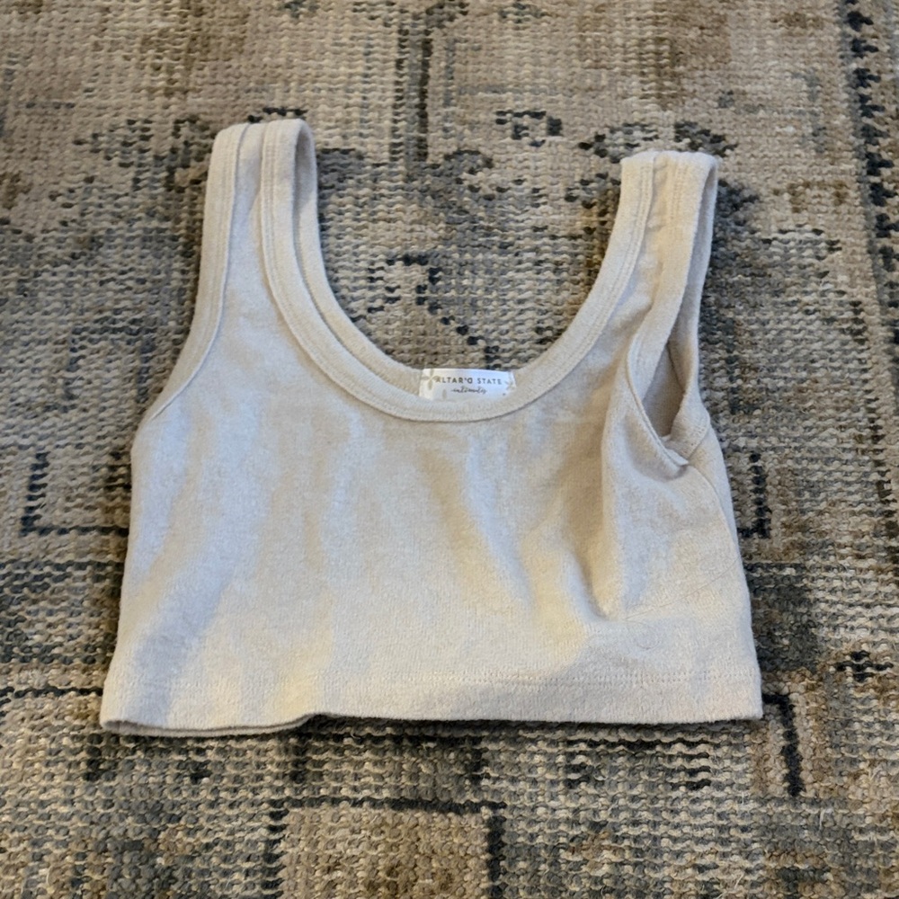 Altar'd State Cream Tank Top